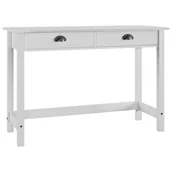 Konsole i sekretarzyki - Vida Stolik konsola Hill Range 2 szuflady 110x45x74 cm lita jodła V-288992 - miniaturka - grafika 1