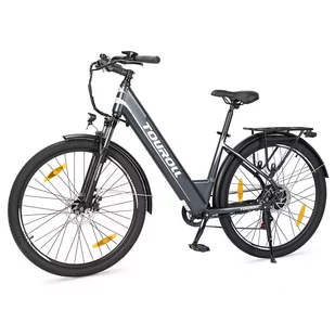 Rower trekkingowy Touroll J1 ST z silnikiem 250W, kołami 27,5 cali, baterią 561,6Wh, zasięgiem 100km - Rowery - miniaturka - grafika 3