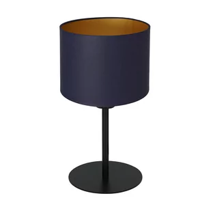 Luminex Arden 3572 Lampa stołowa lampka 1x60W E27 czarny/niebieski/złoty - Lampy stojące - miniaturka - grafika 1