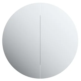 Lumarko Szafka łazienkowa z lustrem i LED, czarny, 47x47x17,5 cm - Toaletki - miniaturka - grafika 7