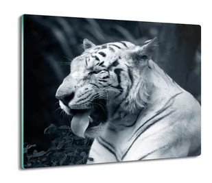 osłona na płytę indukcyjną druk Tygrys biały 60x52, ArtprintCave - Deski do krojenia - miniaturka - grafika 1