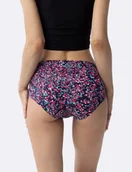 Majtki damskie - FIGI JULIMEX CRANBERRIES MAXI (kolor granat, rozmiar S) - miniaturka - grafika 1