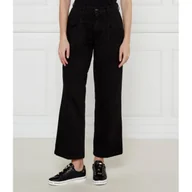 Spodnie męskie - Guess Jeans Spodnie flare fit high waist - miniaturka - grafika 1