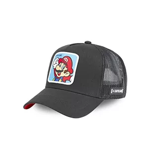 Capslab Mario Super Mario Trucker Cap, Super Mario - Schwarz, rozmiar uniwersalny - Moda i Uroda OUTLET - miniaturka - grafika 1