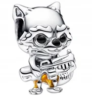 Wisiorki - Charms Szop Rocket Marvel Strażnicy Galaktyki s925 - miniaturka - grafika 1