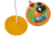 Huśtawki - Huśtawka Okrągła Talerz Ogrodowa Dla Dzieci 423 Pomarańczowa - miniaturka - grafika 1