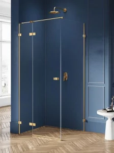 New Trendy Avexa Gold 110x110x200 EXK-1879 - Kabiny prysznicowe - miniaturka - grafika 1