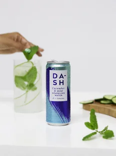 Dash woda gaz. ogórek mięta 330ml - Woda - miniaturka - grafika 1