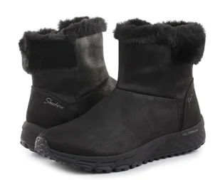 Botki zimowe damskie SKECHERS ESCAPE PLAN COZY COLLAB czarne 38 EU - Botki damskie - miniaturka - grafika 1