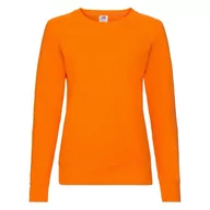 Bluzy damskie - Bluza damska z lekkiego materiału Lightweight Fruit of the Loom - Pomarańczowy XL - miniaturka - grafika 1