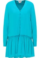 Sukienki - IZIA damska letnia sukienka gaya, turkusowy, M - miniaturka - grafika 1