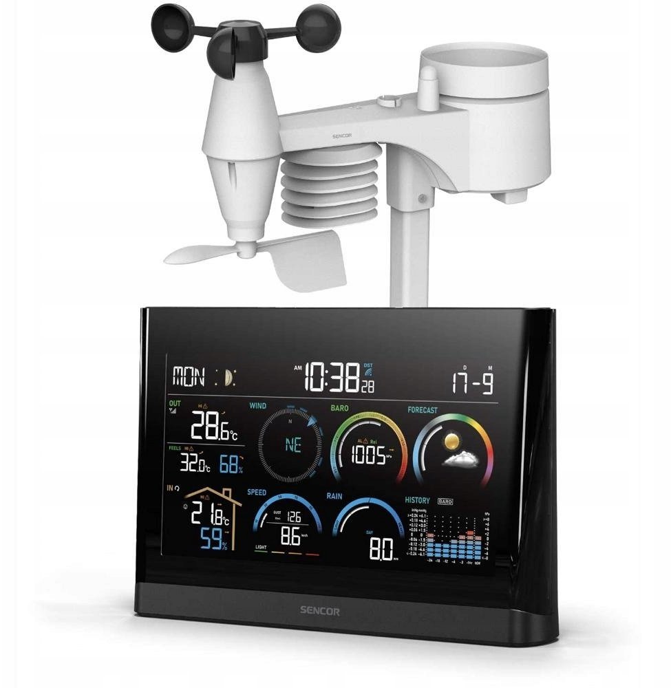 Sencor SWS 11000 Stacja pogody PRO 5w1