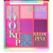 Cienie do powiek - Eveline Look Up Paletka cieni do powiek 9) Neon Pink 1szt - miniaturka - grafika 1