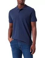 Koszulki męskie - Wrangler Męska koszulka polo, granatowa, 3XL - miniaturka - grafika 1
