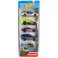 Samochody i pojazdy dla dzieci - Hot Wheels Fast Responders Pojazdy 5-pak FKT58 Mattel - miniaturka - grafika 1