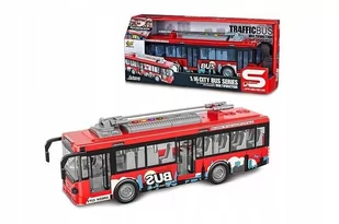 Trolejbus miejski z dźwiękiem i światłem - Samochody i pojazdy dla dzieci - miniaturka - grafika 1