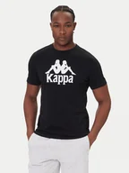 Koszulki męskie - Kappa T-Shirt Authentic 361N6QW Czarny Regular Fit - miniaturka - grafika 1