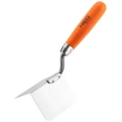 Narzędzia warsztatowe - Topex Grupa sp. z o.o. S.K. Kielnia sztukatorska kątowa zewnętrzna 80mm uchwyt drewniany 50-152 - miniaturka - grafika 1