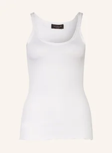 Rosemunde Top Z Jedwabiu Belle weiss - Koszulki i topy damskie - miniaturka - grafika 1