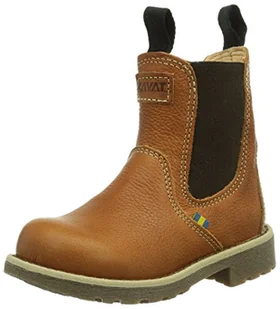 Kavat HUSUM Chelsea Boots buty dziecięce, uniseks, brązowy - Brązowy 39 Light Brown - 36 EU - Buty dla dziewczynek - miniaturka - grafika 1