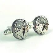 Marynarki męskie - Drobiny Czasu, Spinki, Round Iii - miniaturka - grafika 1