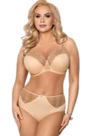 Biustonosze - Biustonosz półusztywniany semi-soft beżowy VB-355 Maxi, Kolor beżowy, Rozmiar 100C, Vena - Intymna - miniaturka - grafika 1