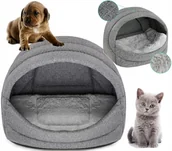 Legowiska dla psów - Legowisko Dla Psa Kota Domek Budka XL Len Futro - miniaturka - grafika 1