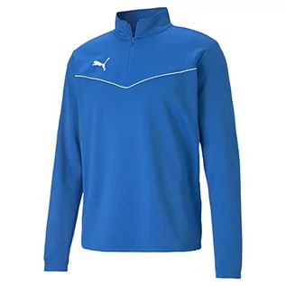 Bluzy męskie - Puma Męska teamRISE 1/4 Zip Top koszulka, elektryczna niebieska lemoniada, 3XL 657394 - grafika 1