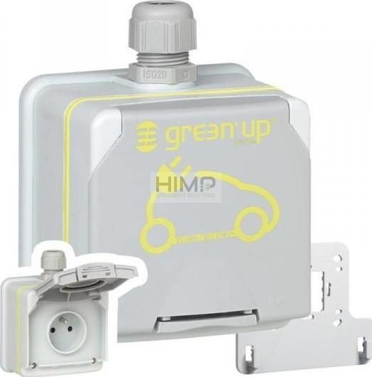 Legrand PLEXO IP66 - Hermetyczne gniazdo natynkowe 2P+Z GreenUP 090471