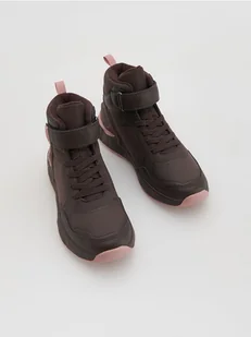 Reserved - Buty trekkingowe za kostkę - brązowy - Buty dla dziewczynek - miniaturka - grafika 1