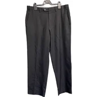 Spodnie męskie - Marks&Spencer Spodnie Męskie Wygodne Stylowe Eleganckie Czarne 34/29 - miniaturka - grafika 1