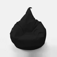 Fotele i pufy dla dzieci - Pufa Worek Dla Dzieci Tipi Czarny - miniaturka - grafika 1