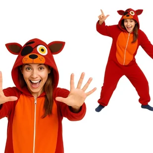 Piżama Onesie Kigurumi Kostium Przebranie Foxy XXL: 185 - 195cm - Stroje karnawałowe Piżama Onesie Kigurumi Kostium Przebranie Foxy XXL: 185 - 195cm - Stroje karnawałowe - miniaturka - grafika 1
