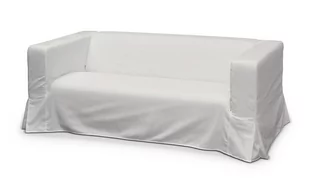 Dekoria Pokrowiec na sofę Klippan 2-osobową długi z kontrafałdami kremowa biel 177 x 88 x 66 cm Etna 1013-705-01 - Meble modułowe i akcesoria - miniaturka - grafika 1
