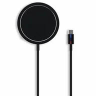 Ładowarki do telefonów - Ładowarka indukcyjna BMW M Edition MagSafe, czarna - miniaturka - grafika 1