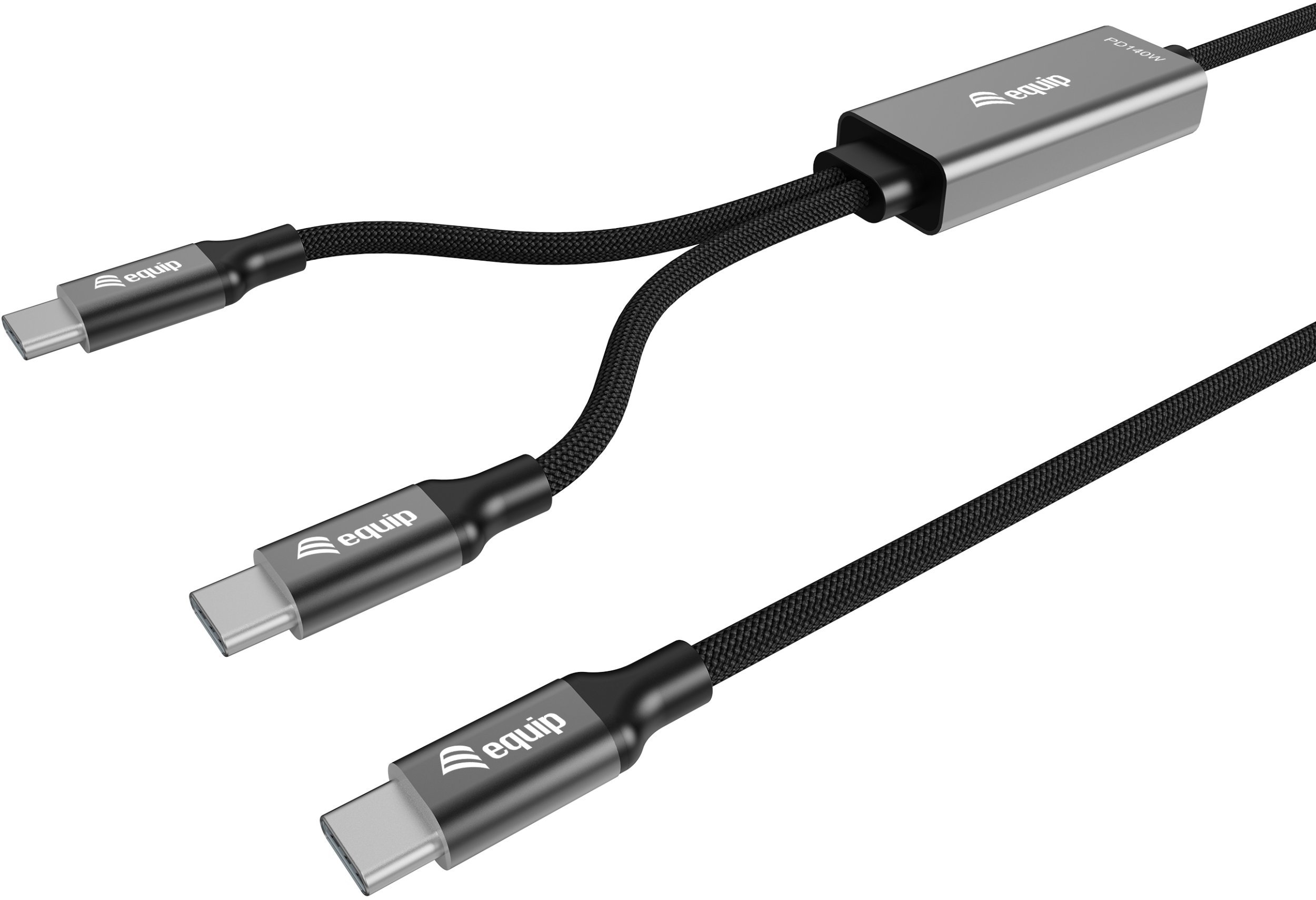 Equip 128895 kabel USB USB 2.0 1,5 m USB C 2 x USB C Czarny
