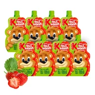 Koncentraty warzywne, przeciery - Kubuś Mus 100% truskawka jabłko banan marchew 100 g x 8 sztuk - miniaturka - grafika 1