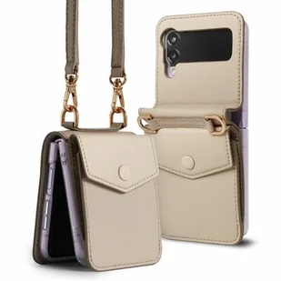 RINGKE Etui Signature do Samsung Galaxy Z Flip 3 Beżowy - Etui i futerały do telefonów - miniaturka - grafika 1