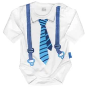 Body dla niemowląt - BODY NIEMOWLĘCE DŁUGI RĘKAW RĘKAWEK ROZM. 56 Pampicio - miniaturka - grafika 1