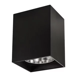 Polux Oprawa natynkowa metalowa kwadratowa JUPITER K11 czarna 307798 - Lampy sufitowe - miniaturka - grafika 1