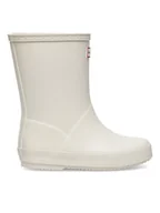 Buty dla dziewczynek - Hunter Kalosze HFC-02 Biały - miniaturka - grafika 1