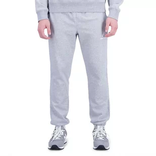 Spodnie New Balance MP31539AG - szare - Spodnie sportowe męskie - miniaturka - grafika 1