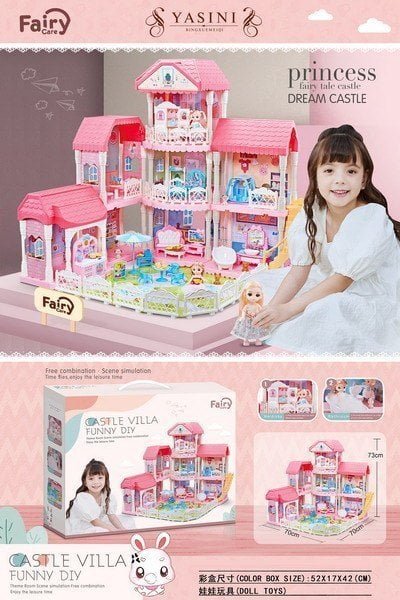 Ramiz MEGA Domek Dla Księżniczki + Akcesoria