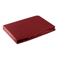 Prześcieradła - Prześcieradło z gumką Nova3 180X200 +30 cm bawełna satyna czerwony - miniaturka - grafika 1