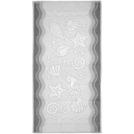 Ręczniki - Greno FLORA OCEAN RĘCZNIK 70x140 06 POPIELATY 380 068239 - miniaturka - grafika 1