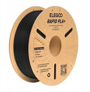 Filament Rapid PLA+ ELEGOO Czarny 50.203.0114 - Filamenty i akcesoria do drukarek 3D - miniaturka - grafika 1