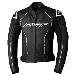 RST S1 CE Męska skórzana kurtka - czarny/czarny/biały 44 - Odzież motocyklowa - miniaturka - grafika 1