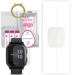 1x Folia hydrożelowa MATOWA do Garmin Venu SQ - apgo Smartwatch Hydrogel MATTE Protection Ochrona na ekran smartwatcha - Akcesoria do smartwatchy - miniaturka - grafika 1