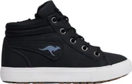 Buty dla dziewczynek - Buty dziecięce Kangaroos KaVu I trzewiki czarne 33 - miniaturka - grafika 1