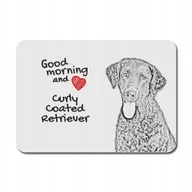 Podkładki pod mysz - Curly coated retriever Podkładka pod mysz myszkę - miniaturka - grafika 1